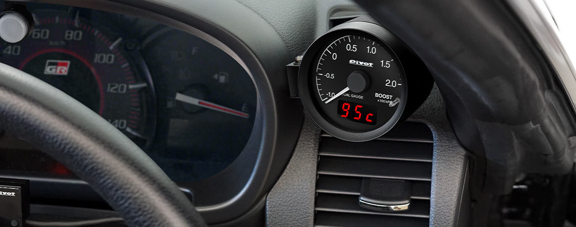 pivot ピボット DUAL GAUGE RS タコメーター ハイゼットトラック S500