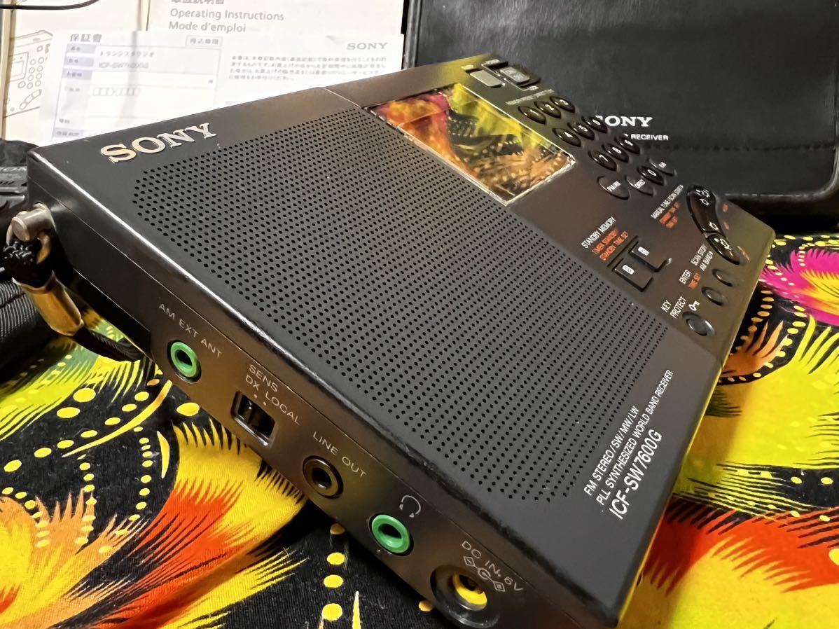 極美品 動作確認済み デッドストック級 SONY ICF-SW7600GS ソニー AN