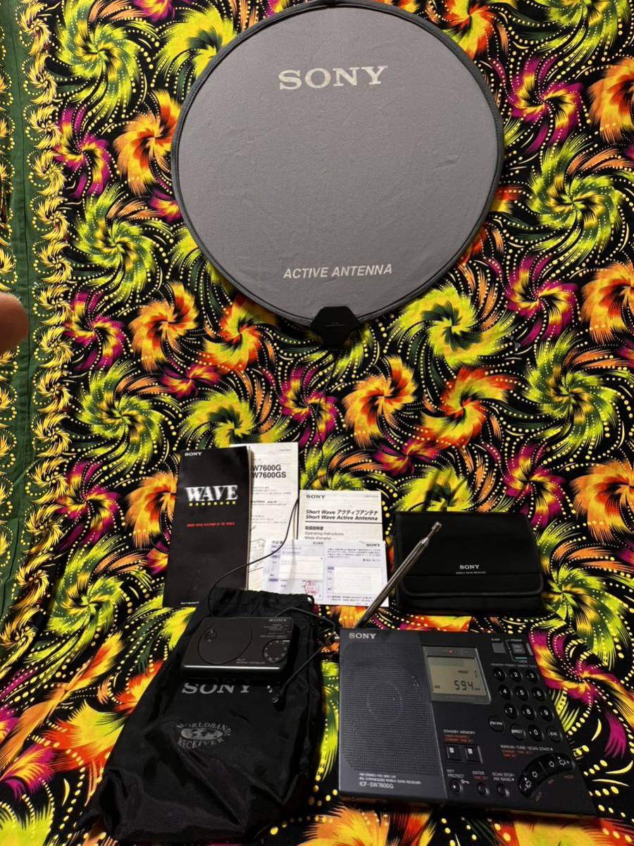 極美品 動作確認済み デッドストック級 SONY ICF-SW7600GS ソニー AN