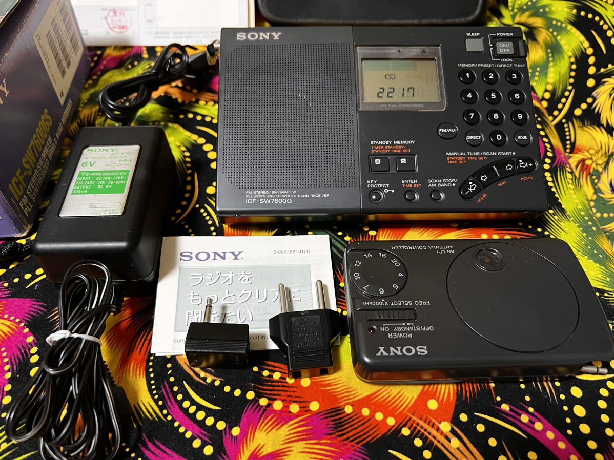 極美品 動作確認済み デッドストック級 SONY ICF-SW7600GS ソニー AN