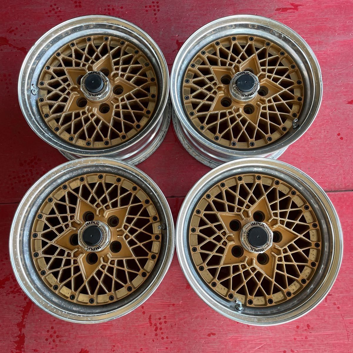 深リム 3ピース インパル IMPUL PRO-MESH プロメッシュ 15×7JJ+