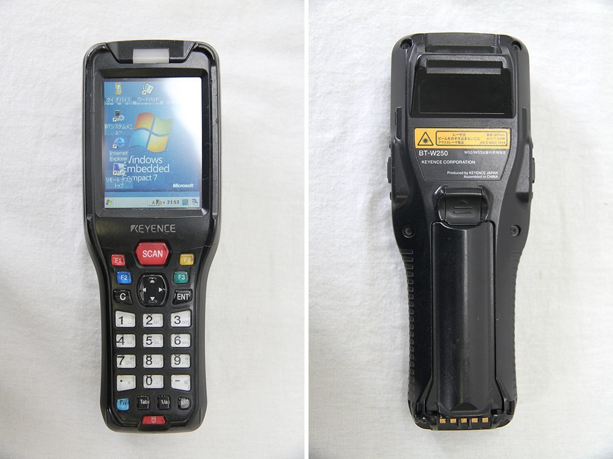 KEYENCE BT-W250 バーコードリーダー ハンディターミナル KEYENCE BT-W250 バーコードリーダー ハンディターミナル