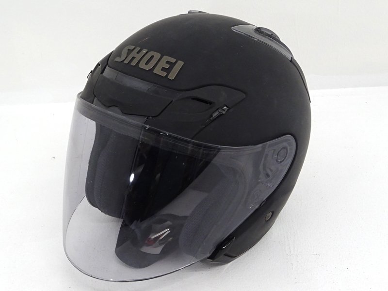 ★ジャンク★SHOEI（ショウエイ）フルフェイスヘルメット J-FORCE3 マットブラック Lサイズ（J-FORCE III/バイク）★【SP446】