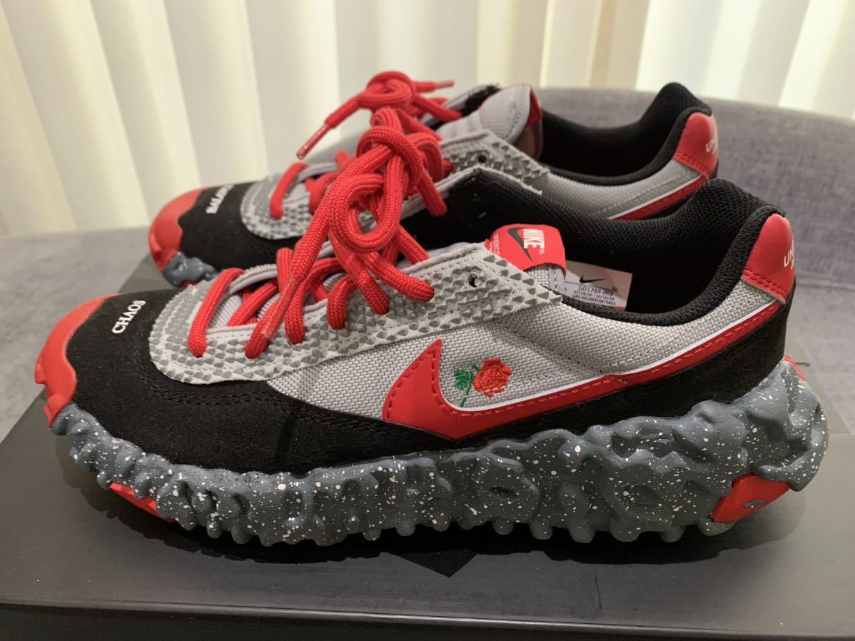 極美品 アンダーカバー 28cm UNDERCOVER × NIKE OVERBREAK 希少カラー グレー 赤
