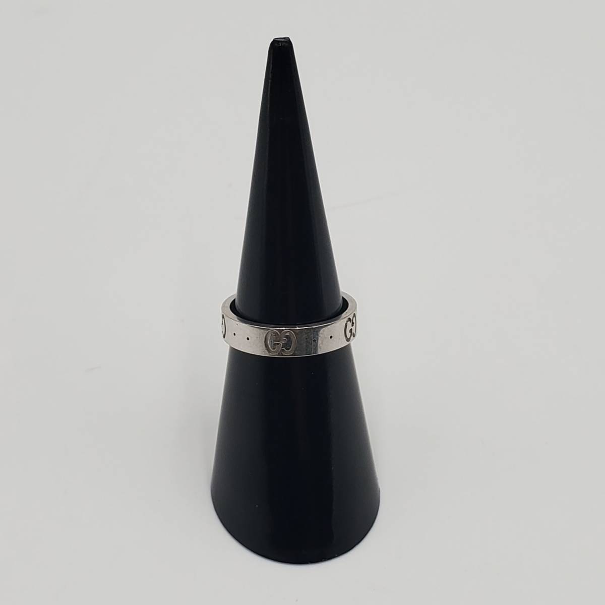 アイコン リング グッチ 指輪 GUCCI ホワイトゴールド K18 10号 Gucci 