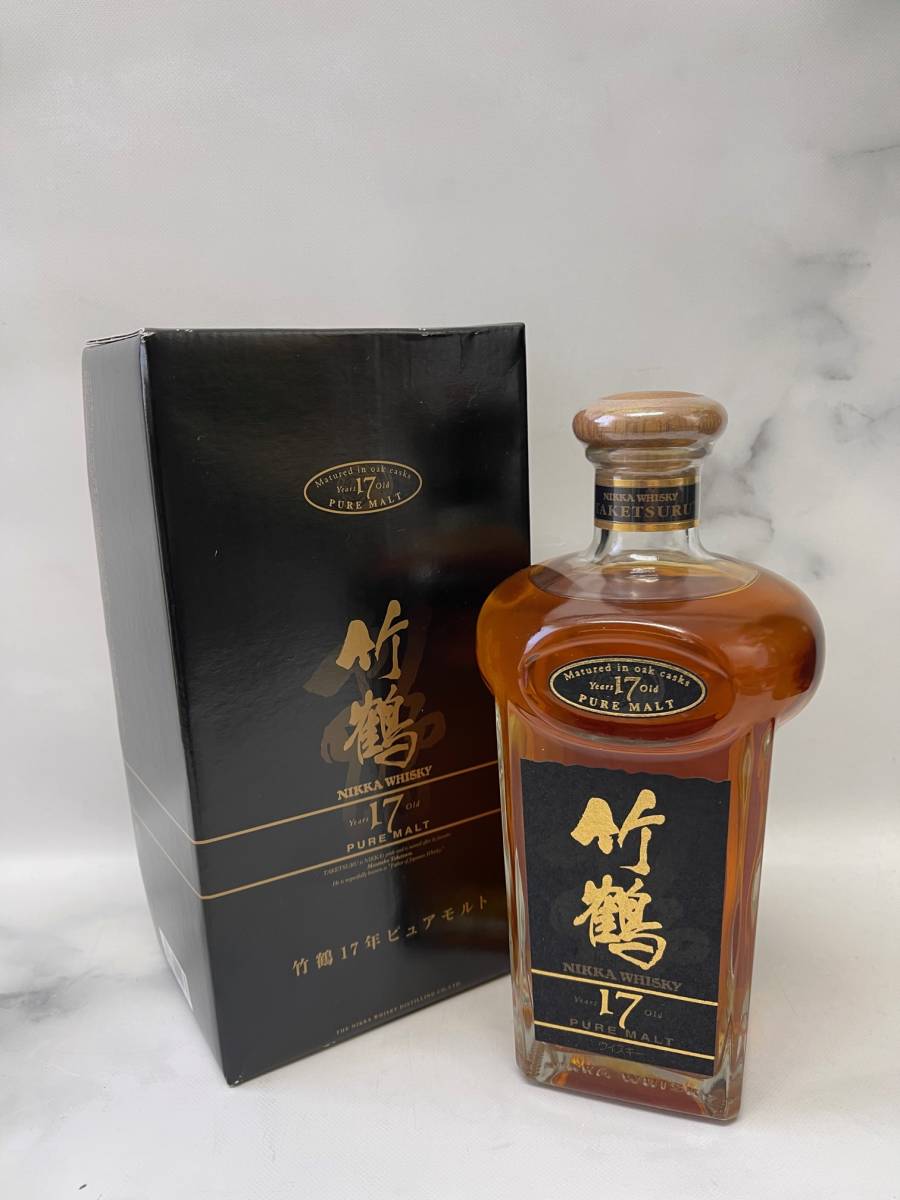 完全終売品 竹鶴17年180ml未開栓 珍しい箱付3本セット 未開栓 竹鶴 17年 NIKKA WHISKY ニッカ ウイスキー ピュアモルト 角瓶