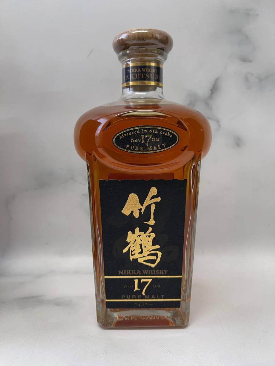 未開栓 竹鶴 17年 NIKKA WHISKY ニッカ ウイスキー ピュアモルト 角瓶