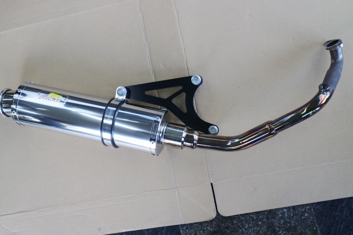 アドレス110 EBJ-CE47A リアライズ 22Racing ステンレスマフラー 中古