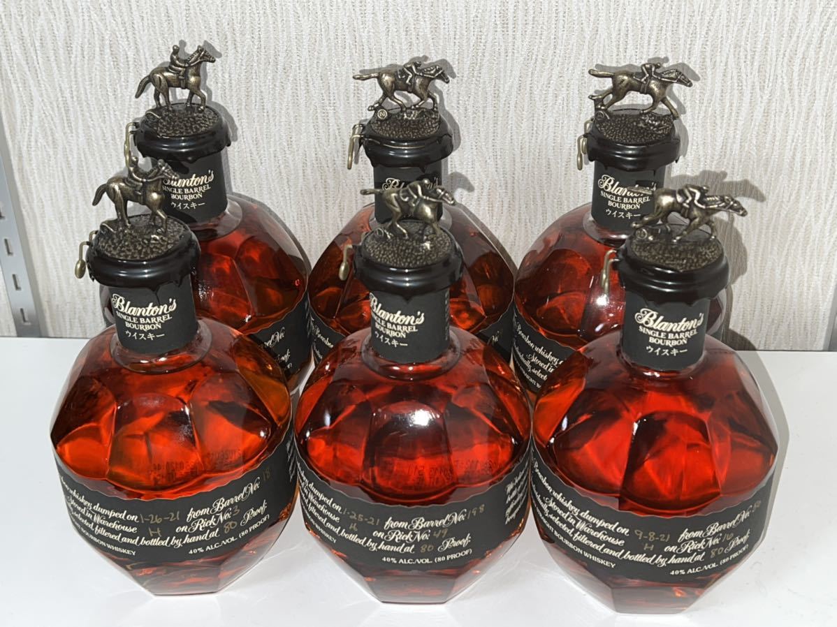 ブラントンブラック 6本 2021年 ブラントン ブラック Blanton's Single
