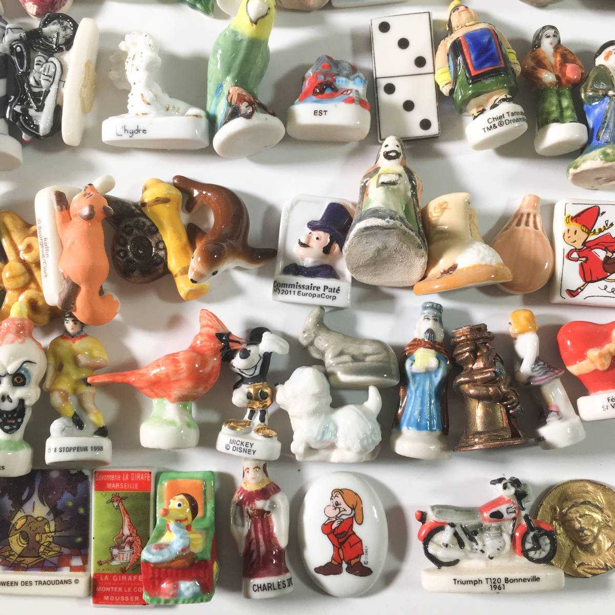 フェーブ・フェーヴ 50個 フランス アンティーク 雑貨 陶器人形