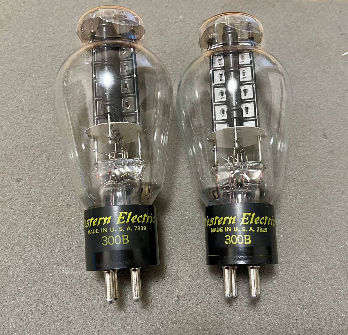 Western Electric 300B 真空管 2点まとめ ジャンク品 Western Electric