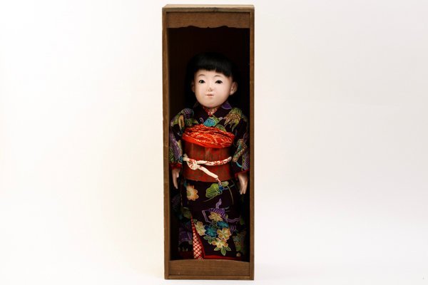市松人形⑧ 明治初期 春光 アンティーク ヴィンテージ レトロ 日本人形 着物 市松人形 光徳斎 【公式通販】