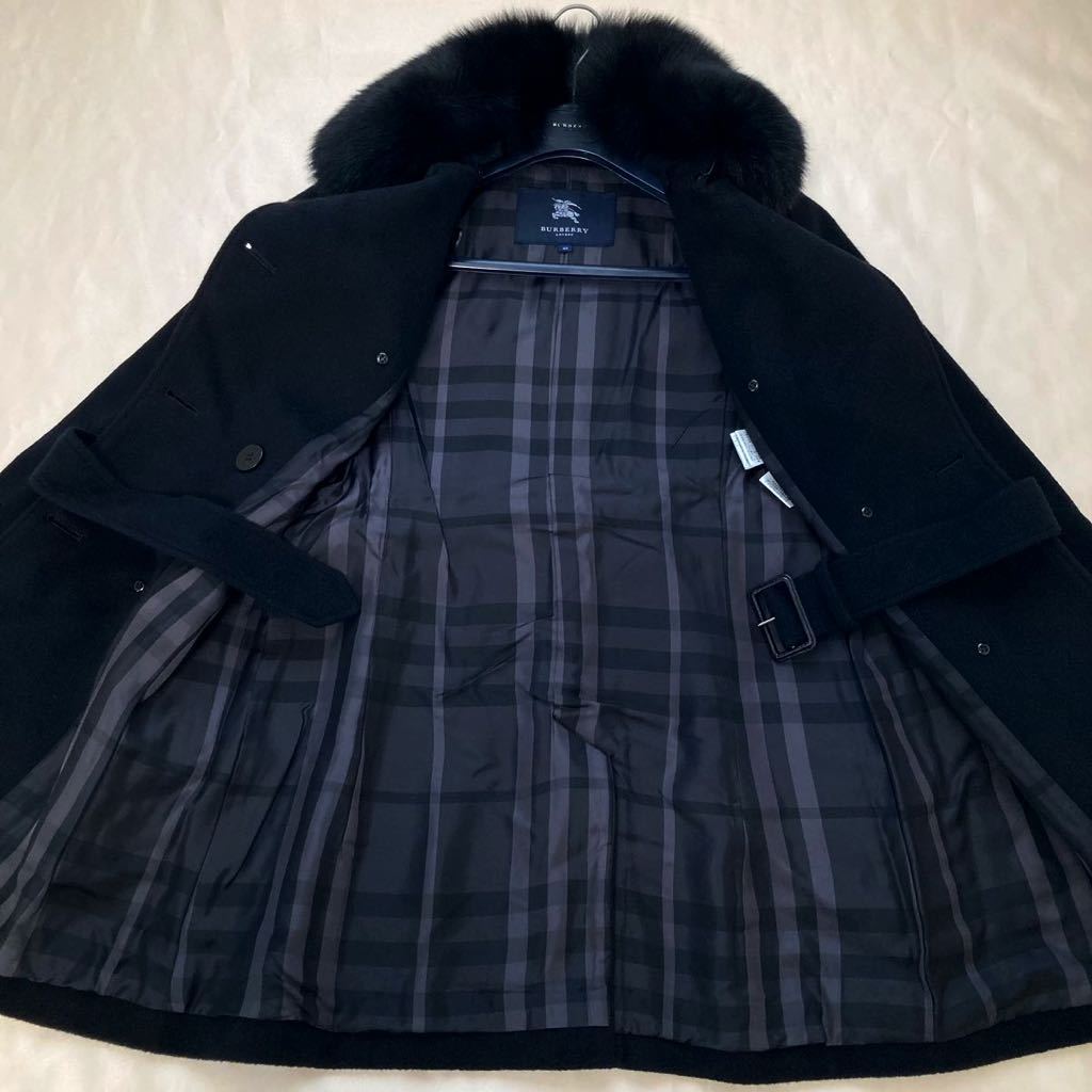 ◇美品◇バーバリー BURBERRY 40/11号/L 最高級フォックスファー2way 
