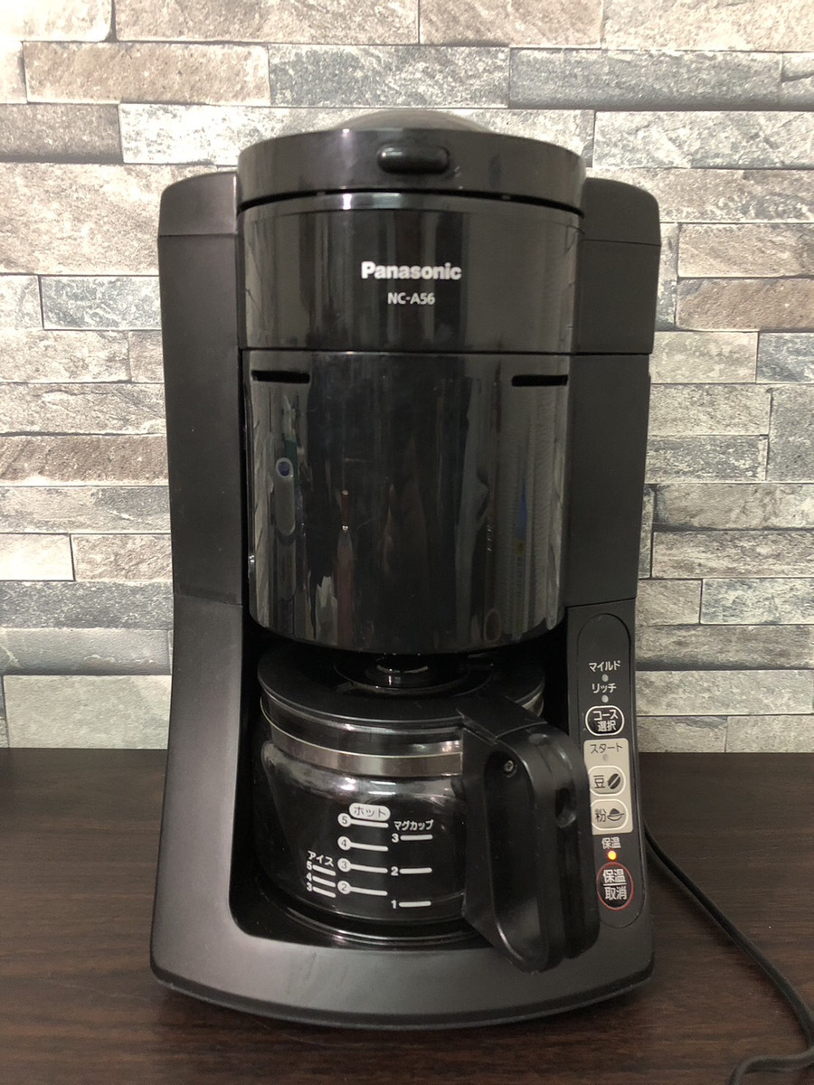 Panasonic/パナソニック NC-A56-K 沸騰浄水コーヒーメーカー 中古