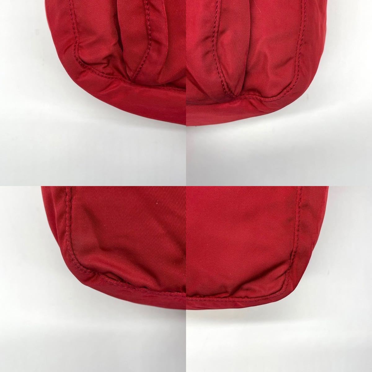 1円《美品・希少色》PRADA プラダ ショルダーバッグ メッセンジャー 