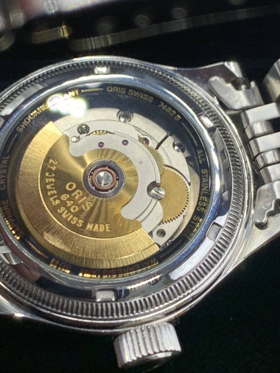1円スタートORIS オリス 7482B ポインターデイト 純正ステンレスベルト スモセコ メンズ腕時計 自動巻き 裏スケ(オリス)|売買され ...