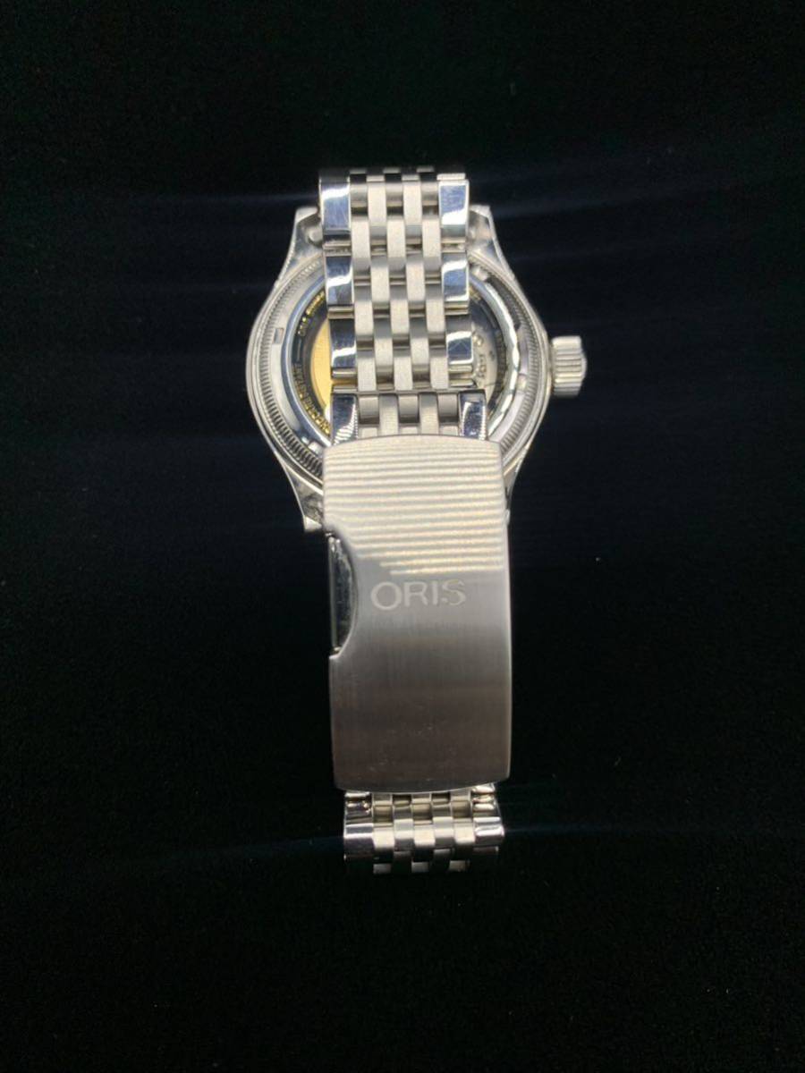 1円スタートORIS オリス 7482B ポインターデイト 純正ステンレスベルト スモセコ メンズ腕時計 自動巻き 裏スケ(オリス)|売買され ...