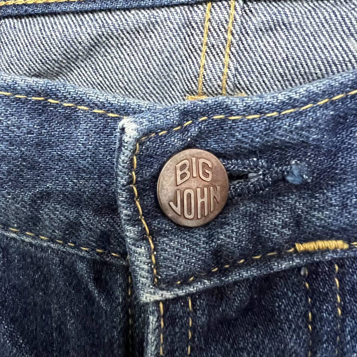 BIG JOHN ダメージ、リペア加工デニム！日本製！雰囲気◎