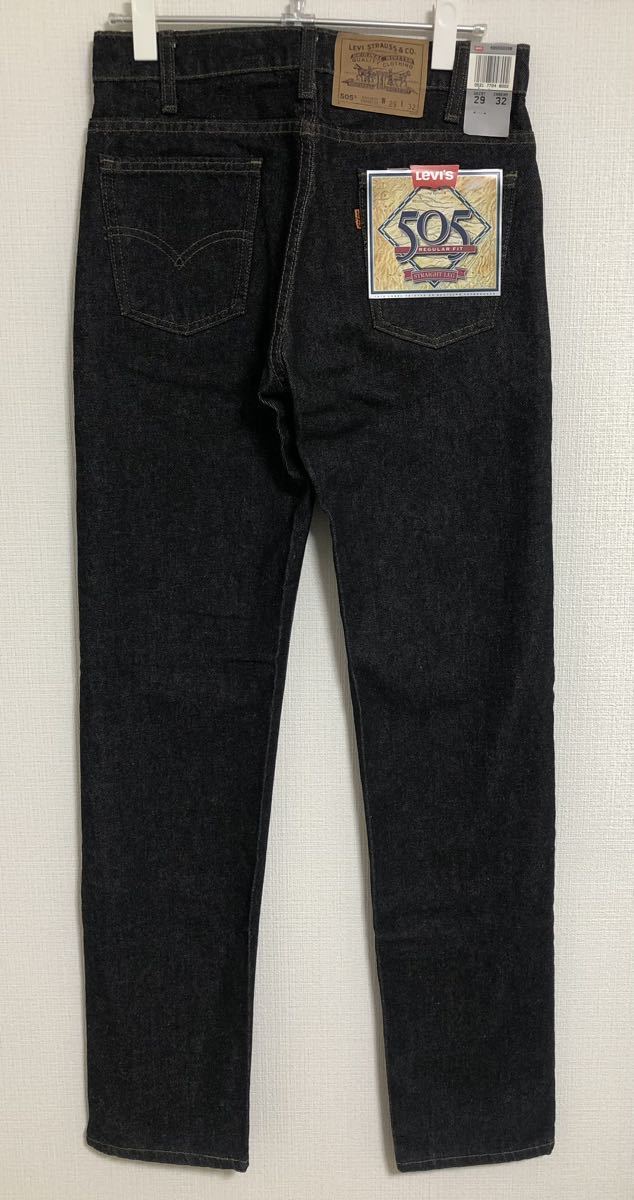 激レア!! デッド 先染め ブラック USA製 90s LEVI 