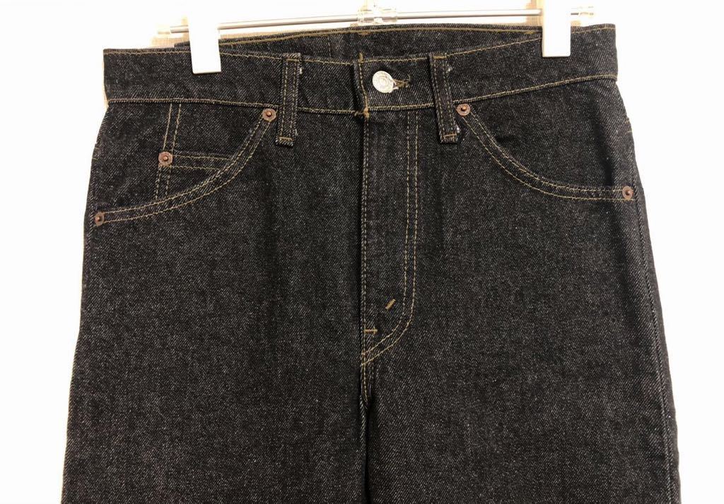 激レア!! デッド 先染め ブラック USA製 90s LEVI 