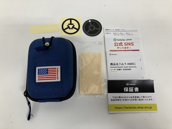 TecTecTec ULT-X800 ゴルフ用 レーザー 距離計測器 ホルダーセット