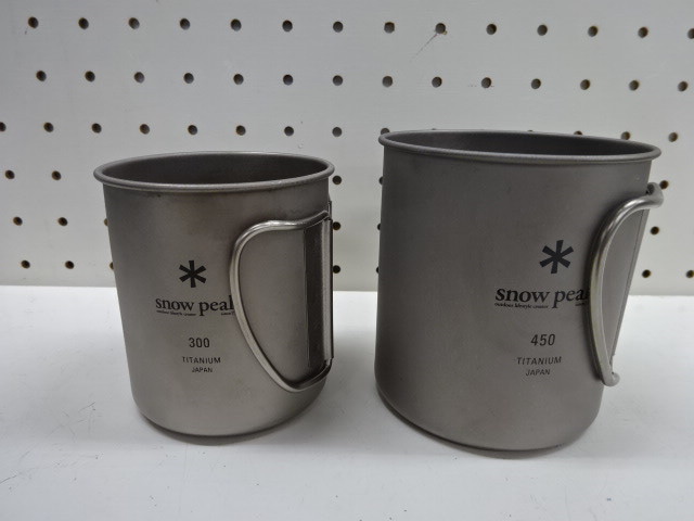 snow peak チタンシングルマグ 300・450セット スノーピーク