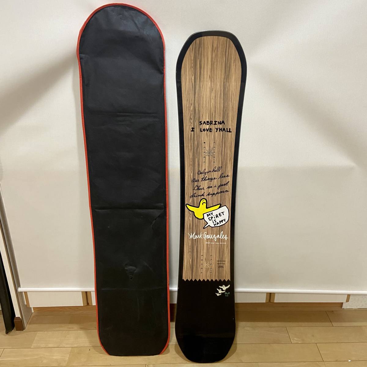 美品】SABRINA 145cm 厳しかっ FLUX スノボセット 