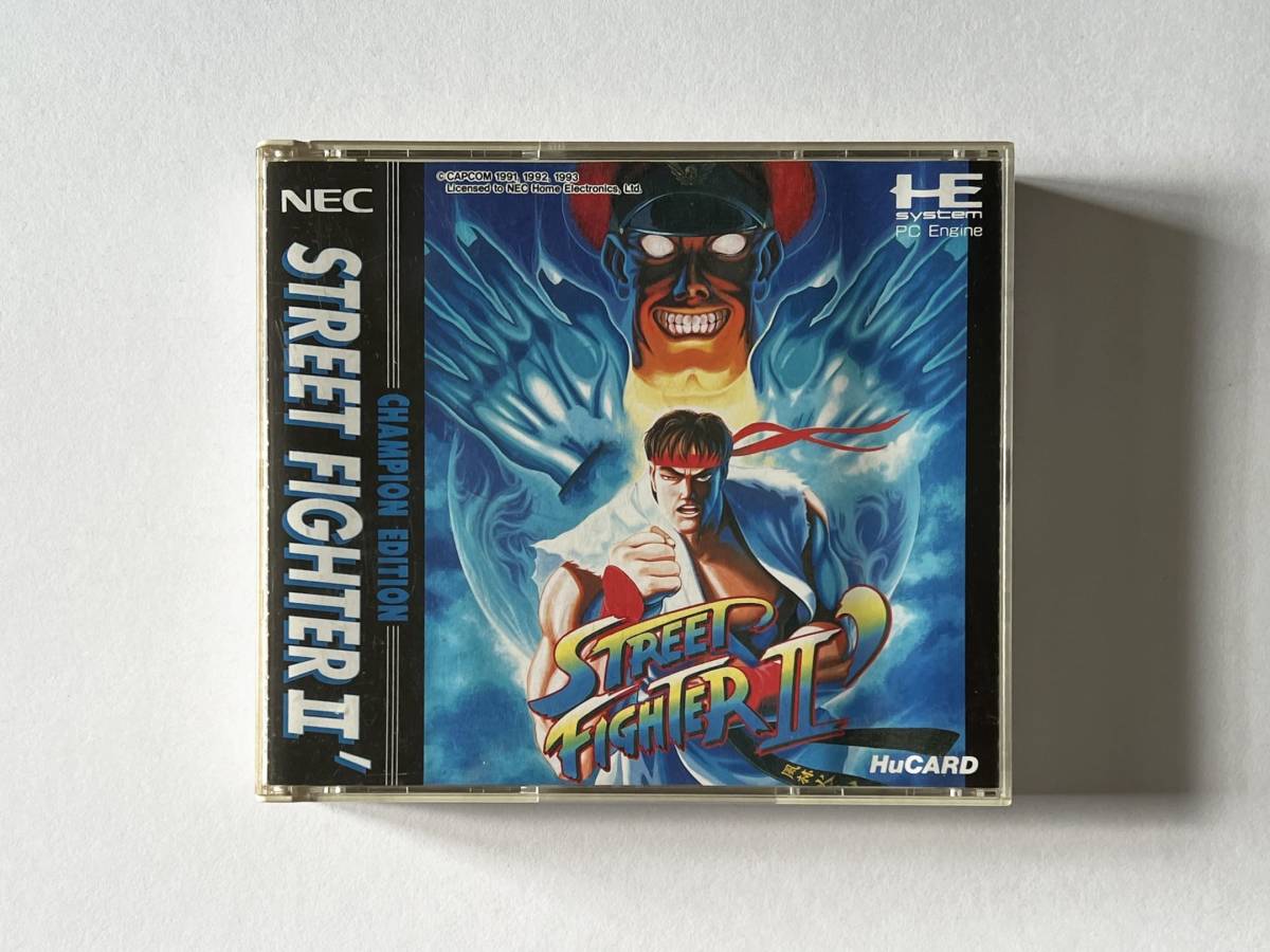 PCエンジン ストリートファイター2 ダッシュ 帯ハガキあり PC Engine