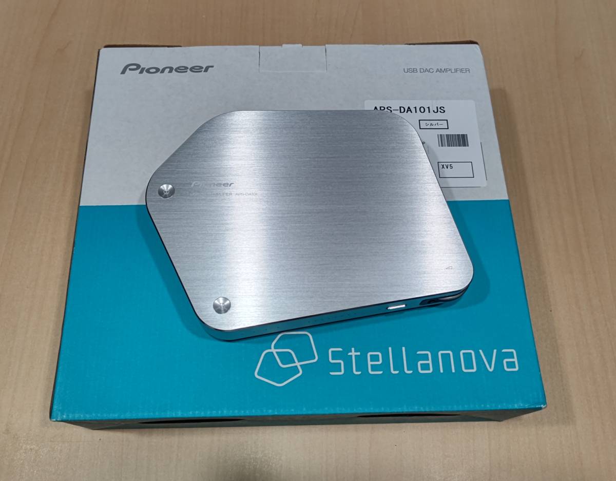 パイオニア Stellanova Bluetooth対応 ハイレゾオーディオ USB DACアンプ単体 シルバー APS-DA101JS