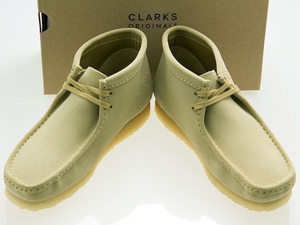 正規品，人気セール /CLARKS/クラークス/WALLABEE BOOT/ワラビー ブーツ/MAPLE SUEDE/メープル スエード/26155516/UK10.5 内寸28.5/外寸29.5(11インチ以上)｜売買されたオークション情報、yahooの商品情報をアーカイブ公開 - オーク 11インチ以上