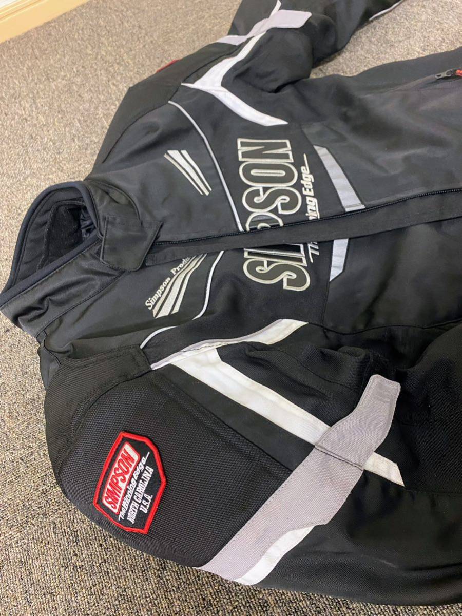 1円スタート　シンプソンSIMPSON 脱着式インナー付きウインターバイクジャケット 検索（隼　ニンジャ　カワサキ　ハヤブサ_5