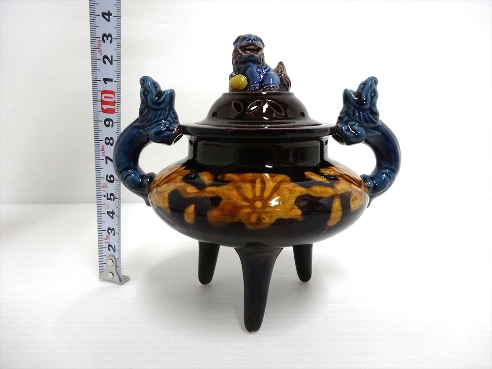 九谷焼 - Yahoo!オークション 香炉 獅子 – 漆陶舗あらき 輪島塗 の落札相場 (九谷) 獅子」香炉、香合 「九谷焼 山中塗 陶器 九谷 贈り物
