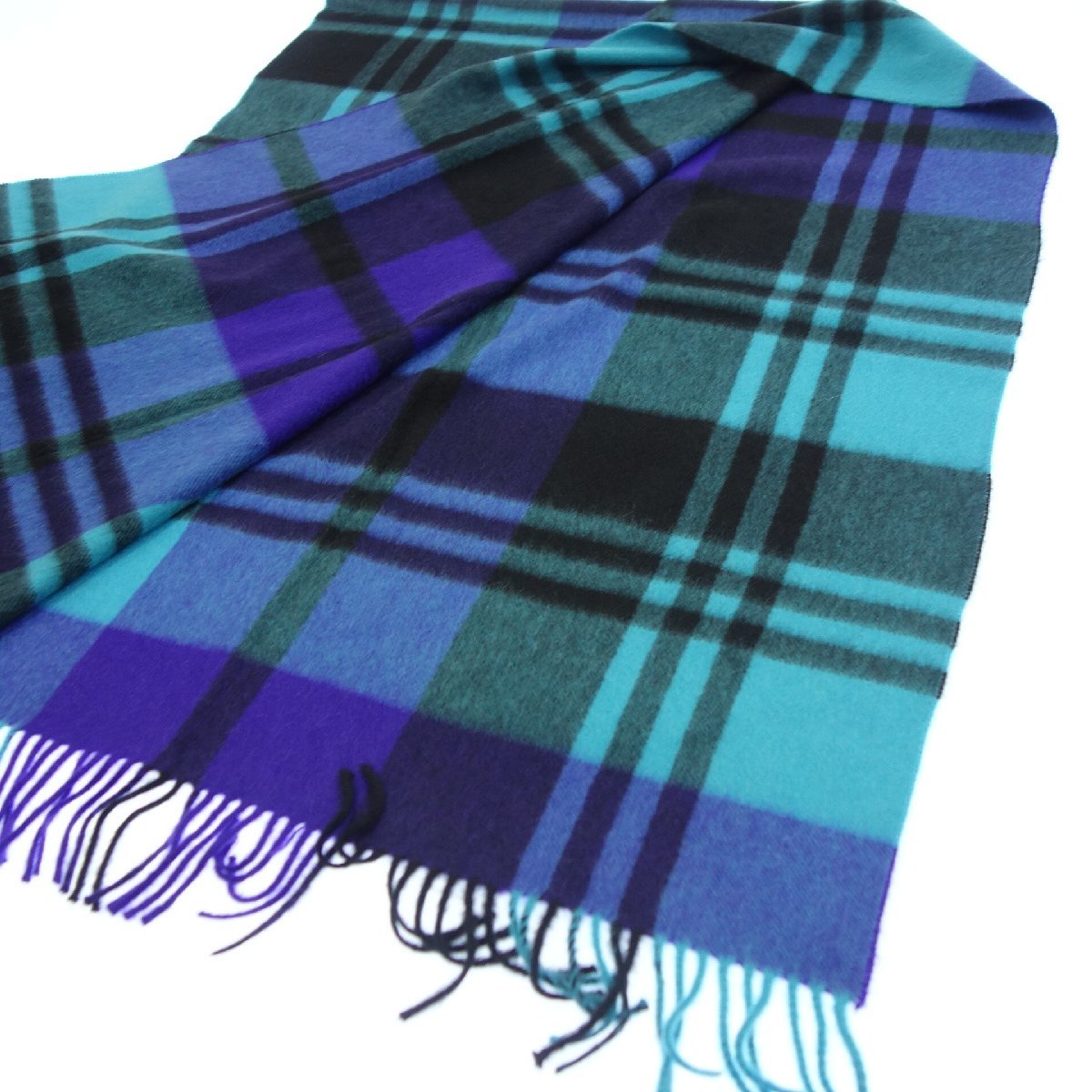 美品◇ジョシュアエリス 大判ストール マフラー カシミヤ100