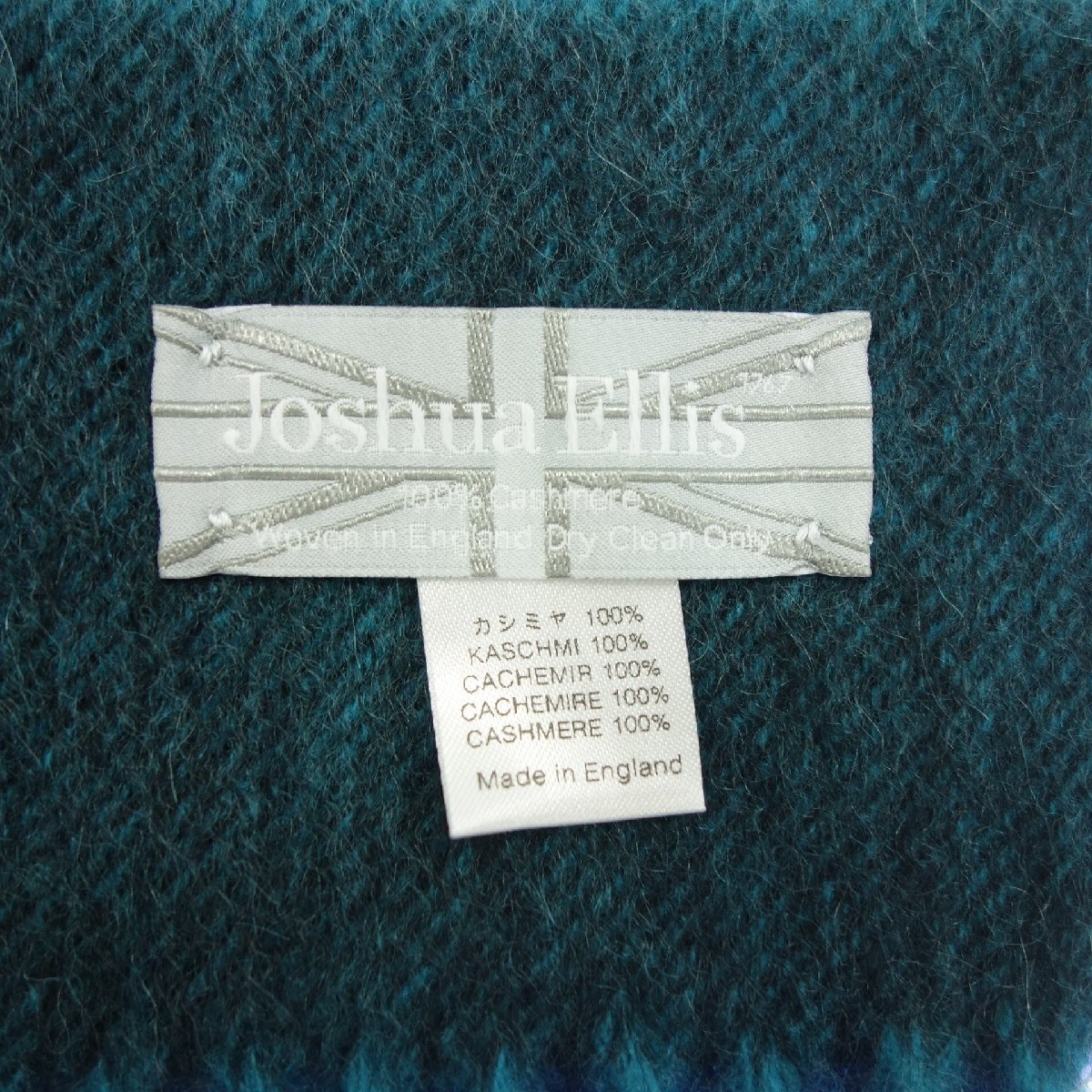 美品◇ジョシュアエリス 大判ストール マフラー カシミヤ100