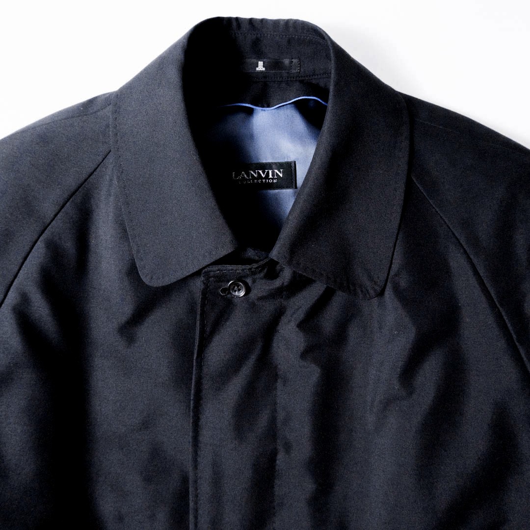 ■2212.G1.06■【完全頂点!!】30万 ランバン/LANVIN PARIS「極艶の絹シルク×カシミヤ」最高級カシミヤライナー付◎ 一生物◎ コート 46M