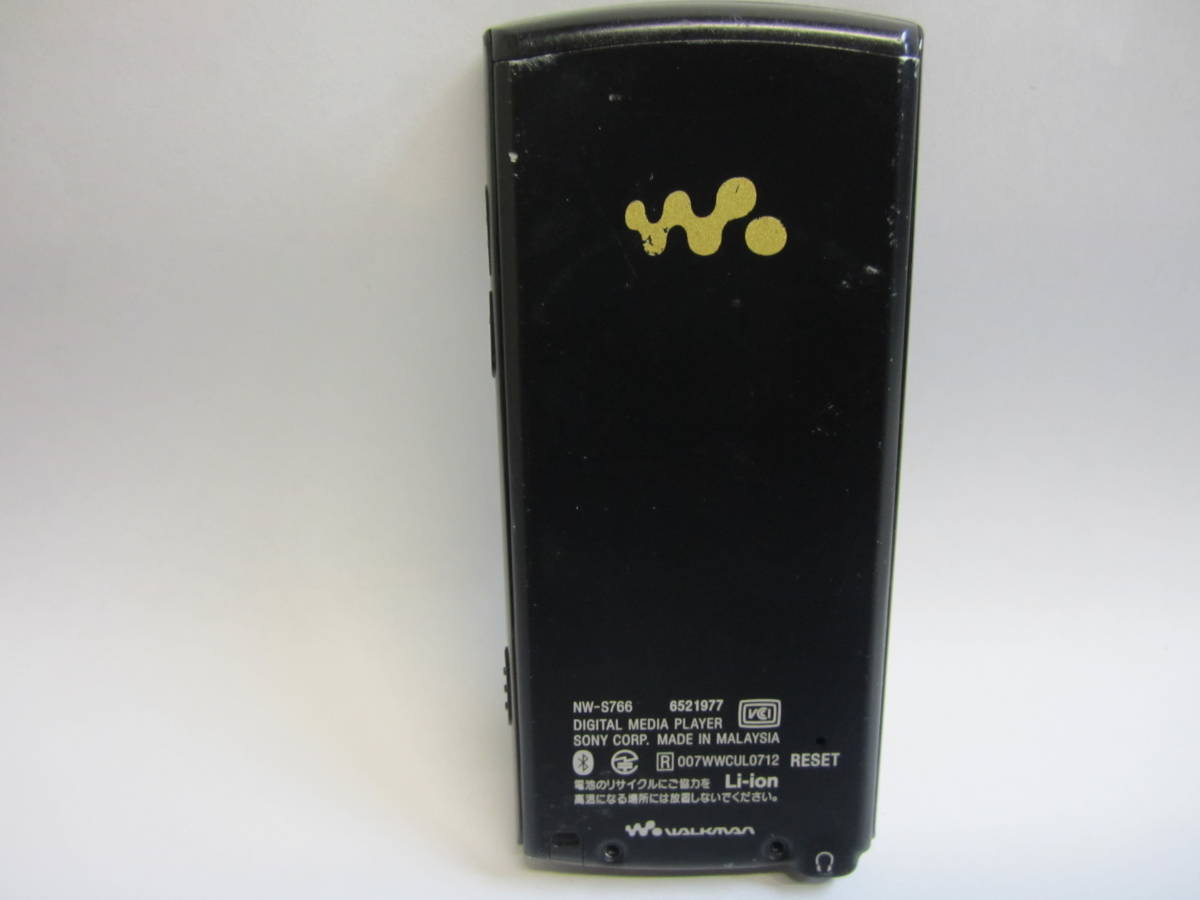 【N503】SONY ウォークマン WALKMAN NW-S766 ブラック 32GB 本体のみ 中古 動作品 ソニー