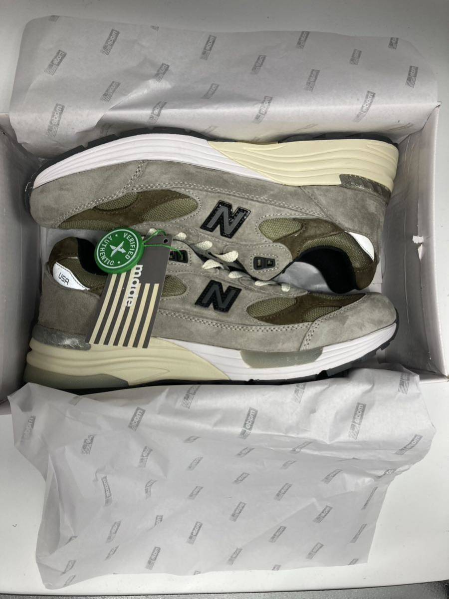 新品】New Balance × JJJJound M992J2 Grey アーミーグレー 28cm US 10 