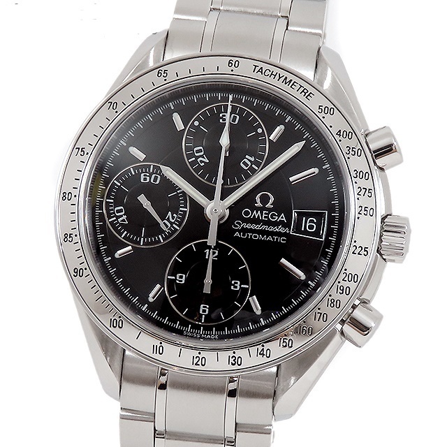 美品 OH済　OMEGA　スピードマスター デイト　3513.50 クロノグラフ 黒文字盤 メンズ腕時計 自動巻き