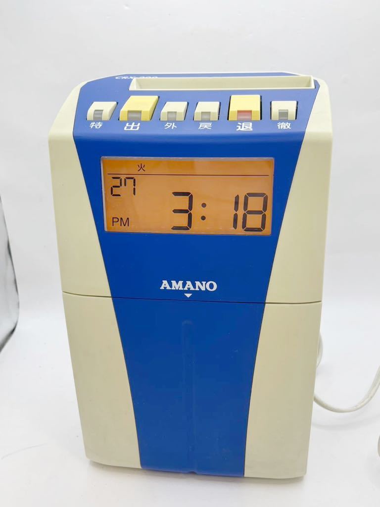 ML5465-5]1円〜動作品！【AMANO 】CRX-200 アマノタイムレコーダー に