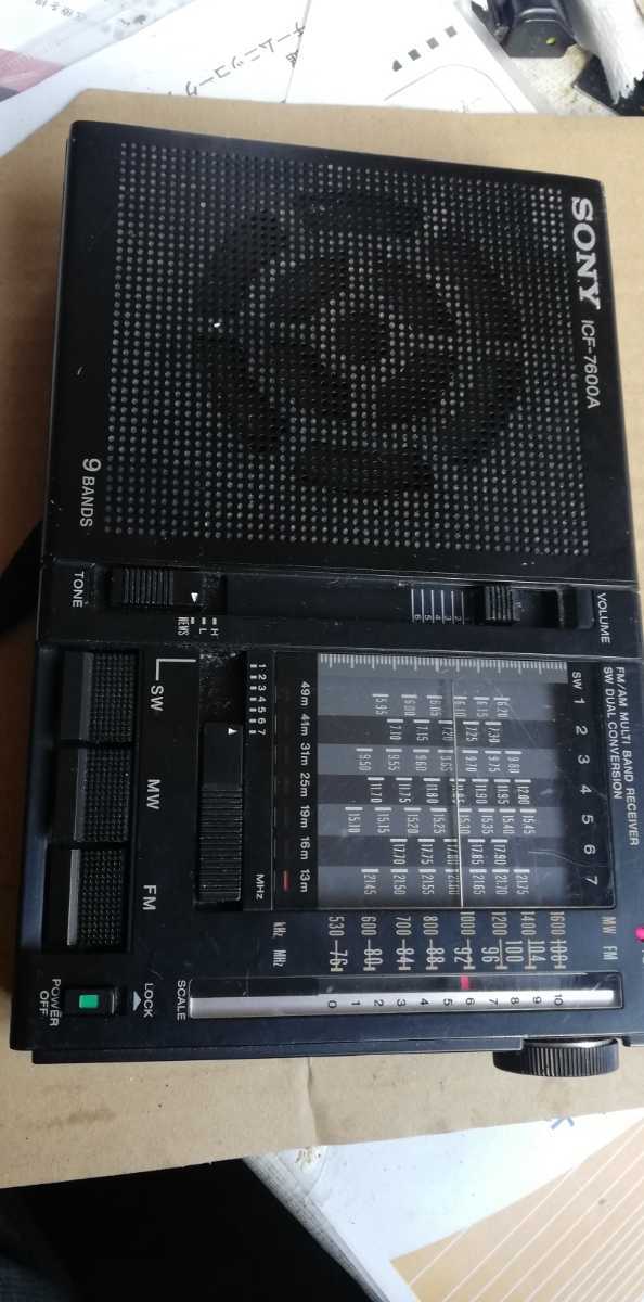 ICF-7600A 短波ラジオ FM⁄AM⁄SW 動作品SONY SONY Sony ソニー Band