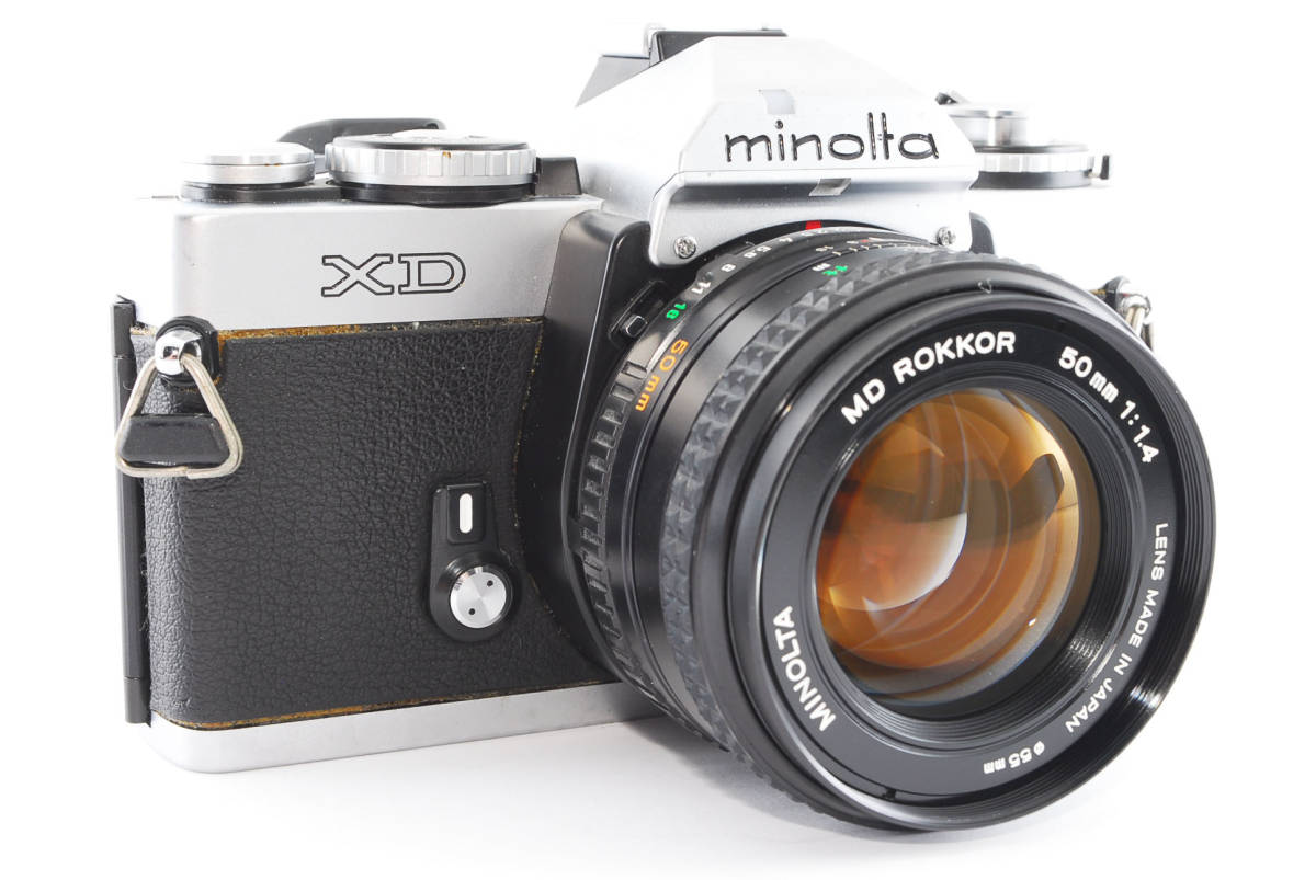 Minolta MD ミノルタ 50mm XD XD-S ROKKOR MINOLTA F1.7 ROKKOR-PF MC 完動