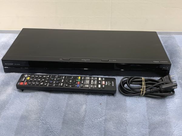 1-6-100【動作品】SHARP シャープブルーレイディスクレコーダー BD-NW520 2018年製　BDレコーダー