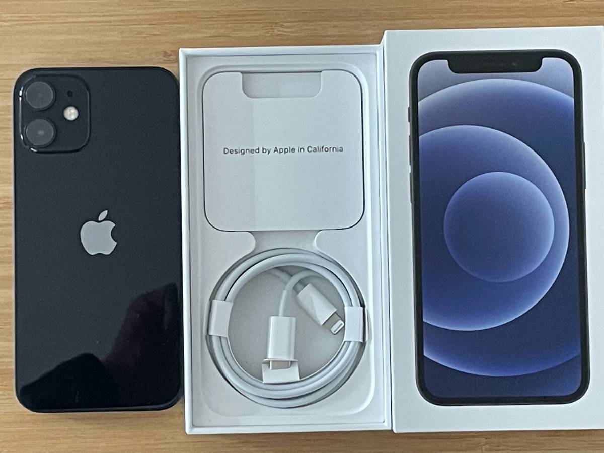 iPhone 12 128GB 純正バッテリー 95% SIMフリー ブラック iPhone 12