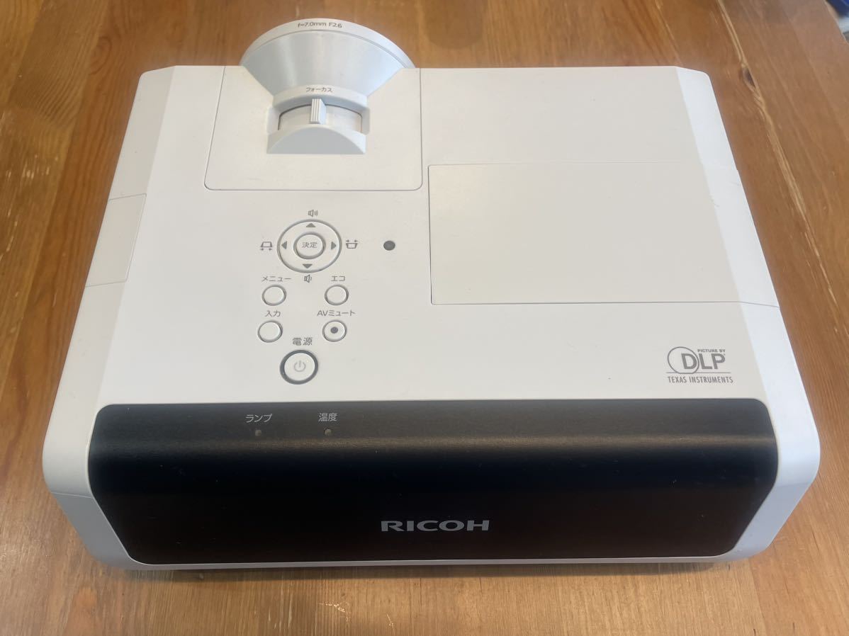 RICOH リコー プロジェクター WX4240N ランプ時間2185H PJ