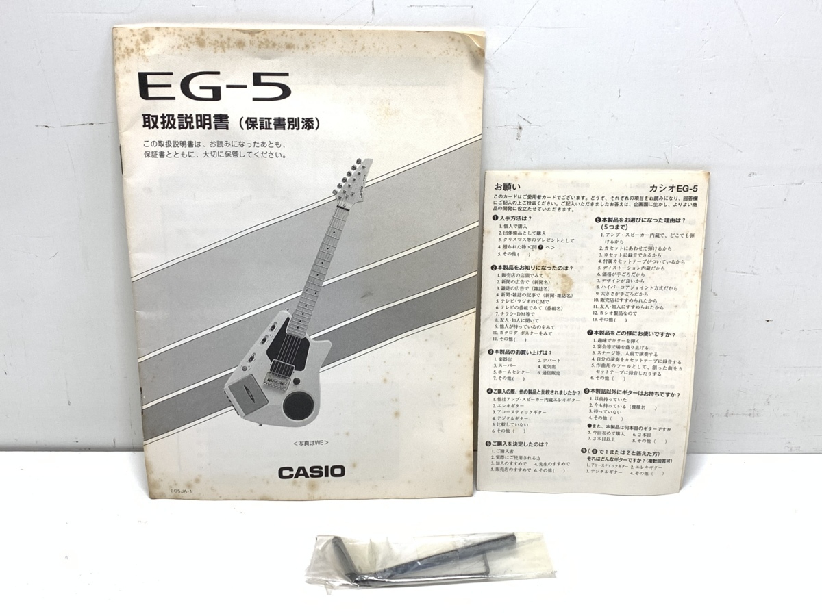 CASIO EG-5＜動作確認済み＞ソフトケース・取説付き カシオ カセット  