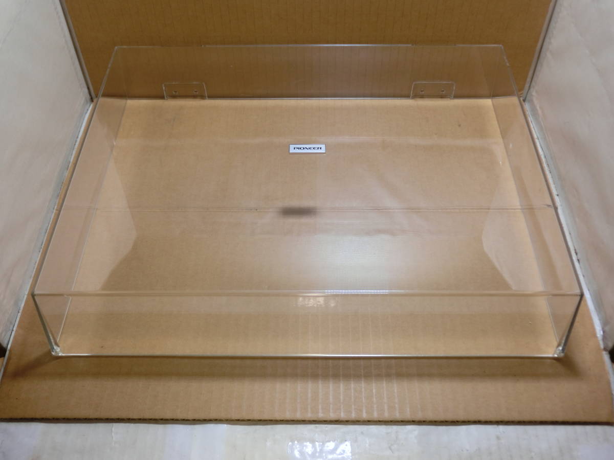rd465 送料無料 (3)Pioneer PL-A350B 付属 ダストカバー 動作未確認 パイオニア レコードプレーヤー 部品 ジャンク出品