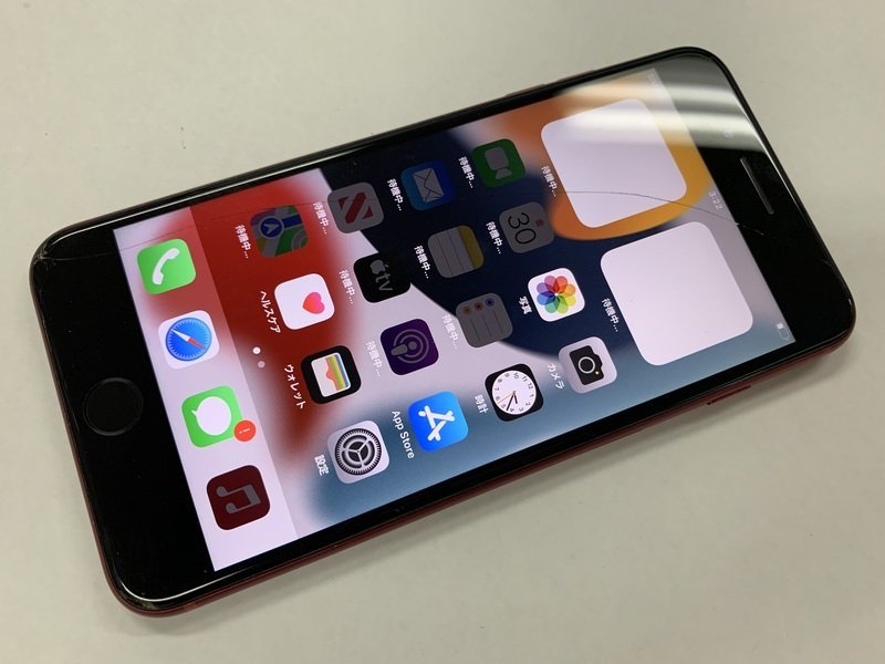 BZ143 SIMフリー iPhone8Plus レッド 256GB ジャンク ロックOFF