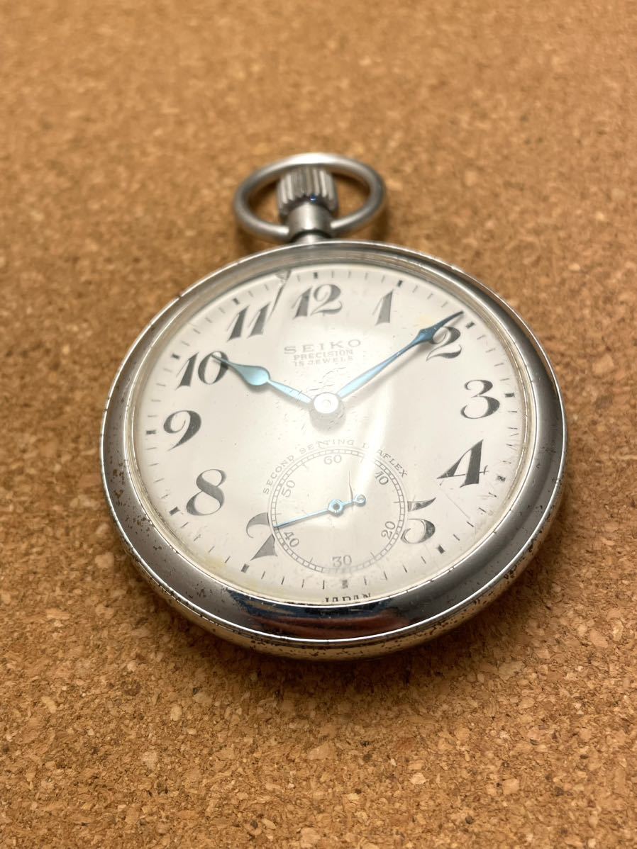 セイコー 懐中時計 SEIKO 61RW 0 6110-0010 秩父鉄道 手巻 懐中時計 稼働品