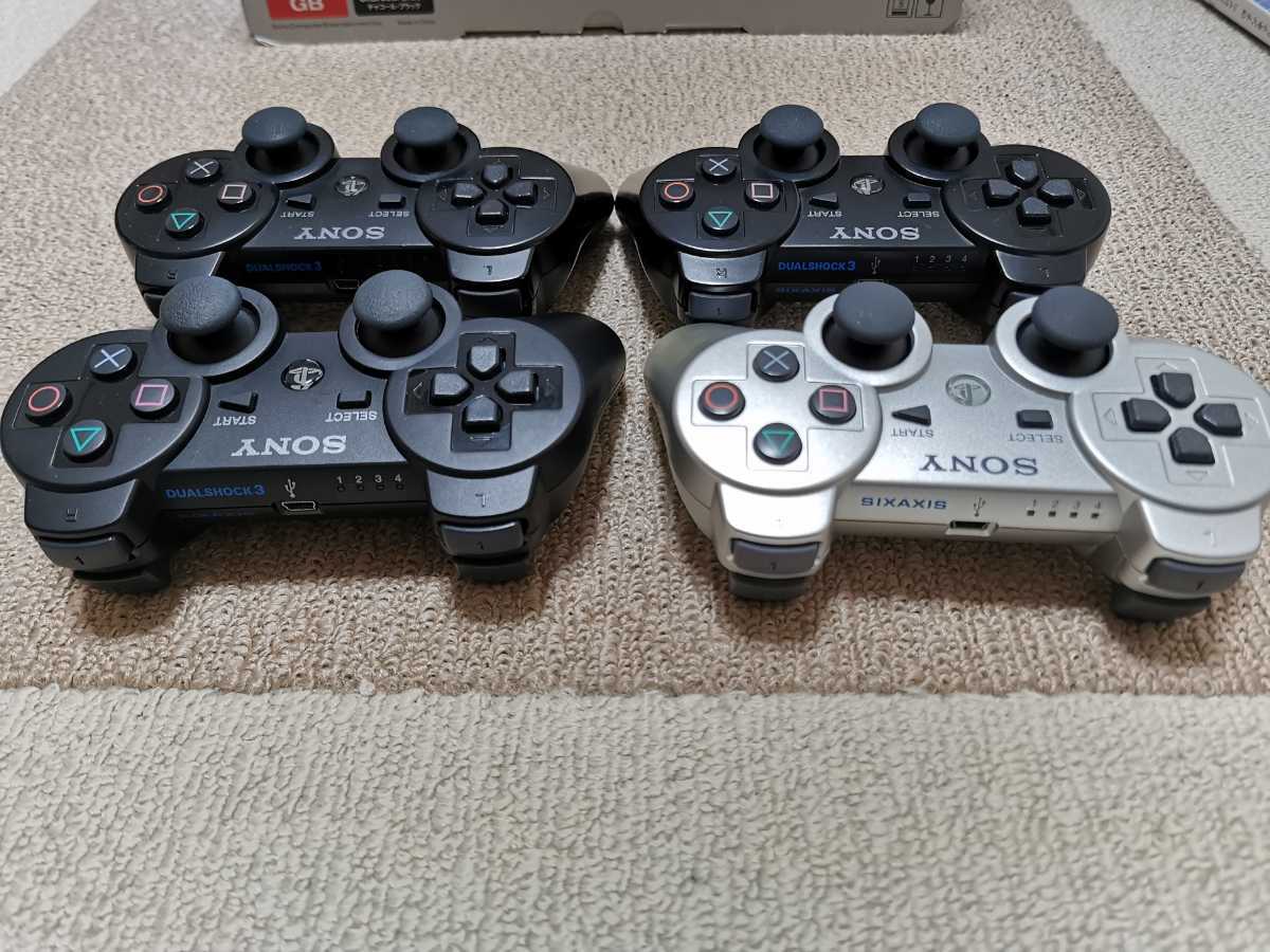 PS3 本体 160GB CECH-2500A おまけ多数 コントローラー4個 ヴァン 