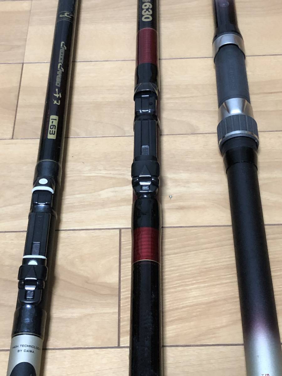 Daiwa CROSS CARBO チヌ1号 630 SHIMANO CARBON野島2号630 SS響 グレ